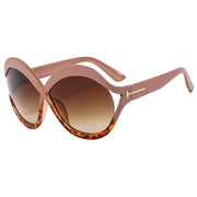 Elegant Round Oversized Sunglasses – Light and Protective