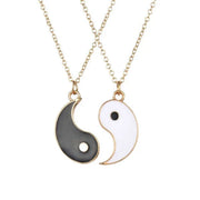 Yin-Yang Friendship Necklace - For a Balanced Friendship on Valentine's Day